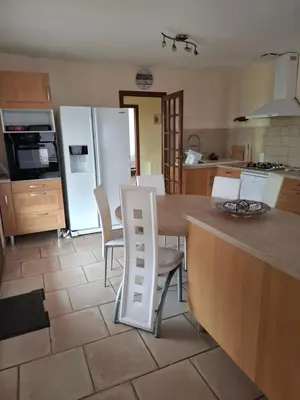 Cuisine ou kitchenette dans l'établissement campagne