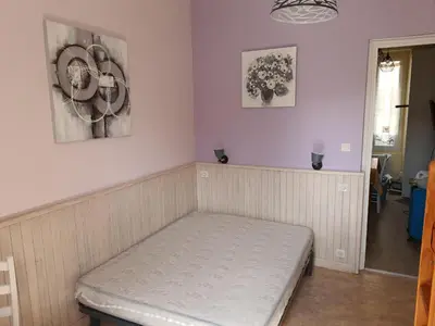 Un ou plusieurs lits dans un hébergement de l'établissement Villa Géraniums apt 4