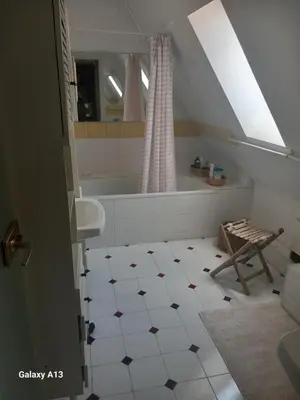Salle de bains dans l'établissement Maison de la Source