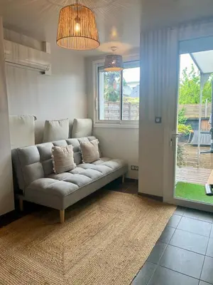 Coin salon dans l'établissement Casa Jouvenel -T3 3 pers -Brive-Parking privatif