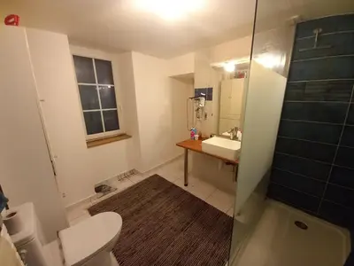 Salle de bains dans l'établissement Via Lactéa