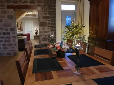Coin salon dans l'établissement Maison La Chapelle Bellevue