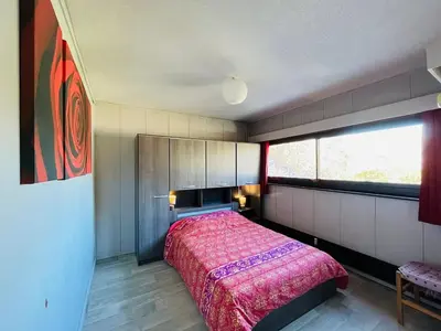 Un ou plusieurs lits dans un hébergement de l'établissement Appartement Mont-Dore avec Parking Privé - 4 pers - FR-1-608-257