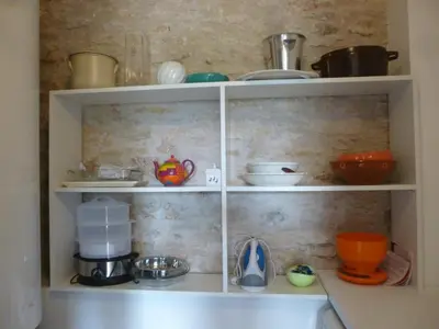 Cuisine ou kitchenette dans l'établissement la Metairie