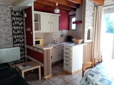 Cuisine ou kitchenette dans l'établissement Les Caribous