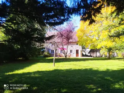 Jardin de l'établissement Le mas du Masrembaud