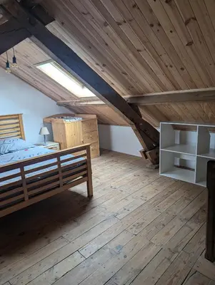 Cuisine ou kitchenette dans l'établissement Maison agréable 4 à 6 pers