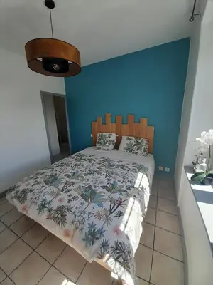 Un ou plusieurs lits dans un hébergement de l'établissement gite de la fontaine