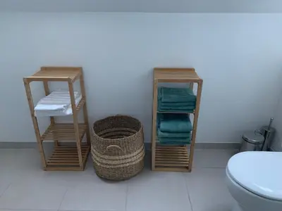 Salle de bains dans l'établissement Chez rose