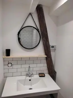 Salle de bains dans l'établissement Au Cœur De Limoges