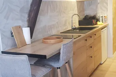 Cuisine ou kitchenette dans l'établissement Au Cœur De Limoges