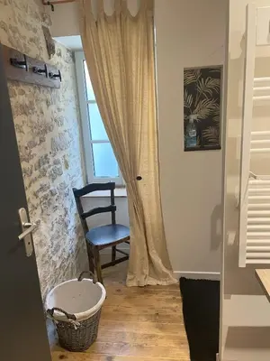 Salle de bains dans l'établissement Maison de charme 7 personnes