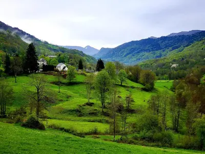 Paysage naturel près de la maison de vacances