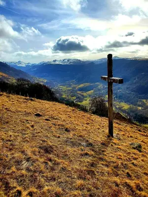 Paysage naturel près de la maison de vacances