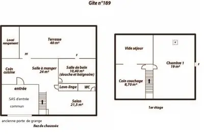 Plan de l'établissement Le Petit Mars