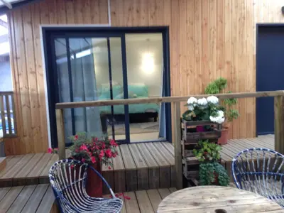 Balcon ou terrasse dans l'établissement Le Miel des Muses