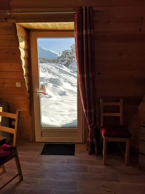 L'établissement Appartement Chalet, 8 personnes - L'Oustal en hiver