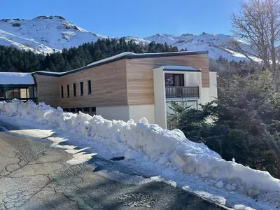 Vue générale sur la montagne ou vue sur la montagne depuis l'appartement