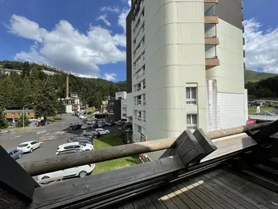 Vue générale sur la montagne ou vue sur la montagne depuis l'appartement
