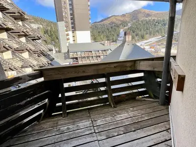 Vue générale sur la montagne ou vue sur la montagne depuis l'appartement