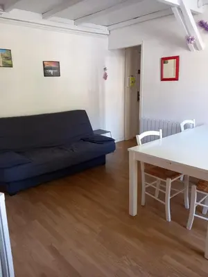 Coin salon dans l'établissement Villa des Lutins