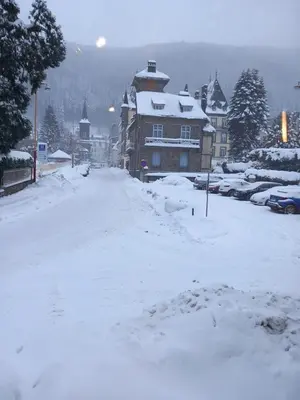 L'établissement Villa des Lutins en hiver