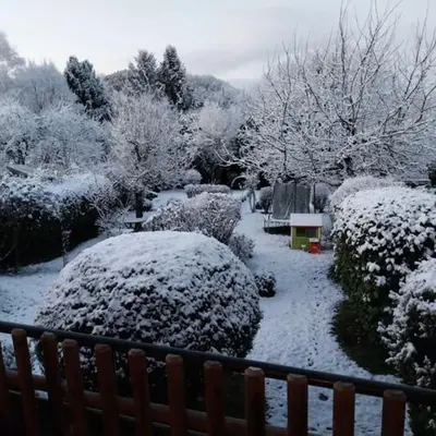 L'établissement maison d'hôtes en hiver