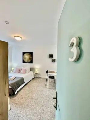 Un ou plusieurs lits dans un hébergement de l'établissement Studio 3 Rue Théodore Bac - DABNB