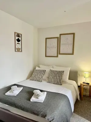 Un ou plusieurs lits dans un hébergement de l'établissement Studio 4 Rue Théodore Bac - DABNB