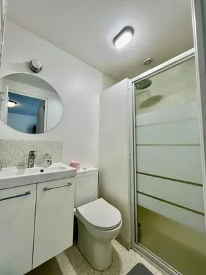 Salle de bains dans l'établissement Studio 4 Rue Théodore Bac - DABNB