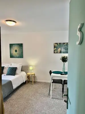 Un ou plusieurs lits dans un hébergement de l'établissement Studio 5 Rue Théodore Bac - DABNB