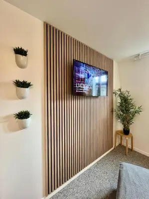 Télévision ou salle de divertissement dans l'établissement Studio 5 Rue Théodore Bac - DABNB
