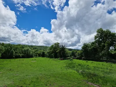 Paysage naturel près de la maison de vacances
