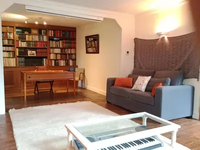 Coin salon dans l'établissement Superbe maison de maître