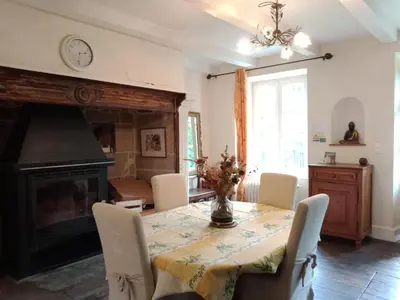 Coin salon dans l'établissement Superbe maison de maître
