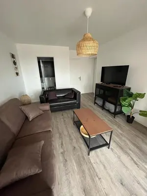 Télévision ou salle de divertissement dans l'établissement Gîte de la Découverte Le Randonneur