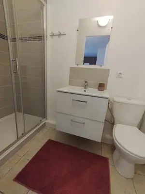 Salle de bains dans l'établissement grand studio