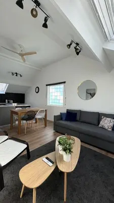 Coin salon dans l'établissement Loft 101