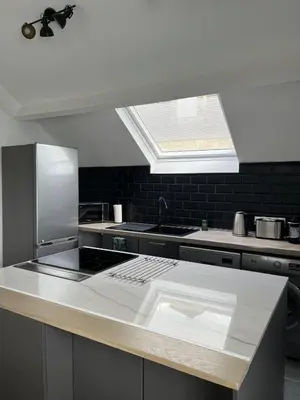 Cuisine ou kitchenette dans l'établissement Loft 101