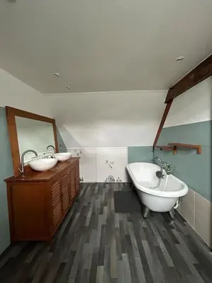 Salle de bains dans l'établissement Un havre de paix au Périgord