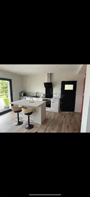 Cuisine ou kitchenette dans l'établissement Appartement avec un agréable point de vue et quartier calme