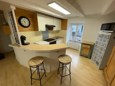 Cuisine ou kitchenette dans l'établissement Appartement Florette