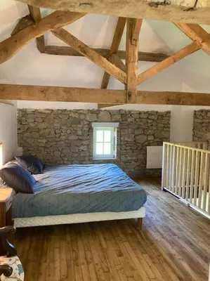 Plan de l'établissement Vakantiehuis La Poire, op landgoed aan de Dordogne