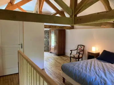 Plan de l'établissement Vakantiehuis La Poire, op landgoed aan de Dordogne