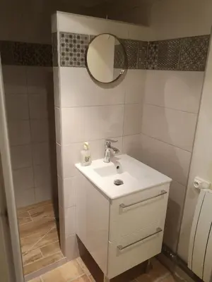 Salle de bains dans l'établissement Appartement WK, vacances et cures