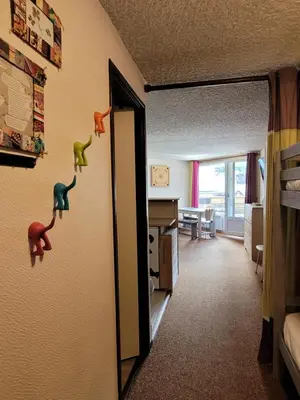 Plan de l'établissement LE LIORAN appartement vue face à la montagne au pied des pistes