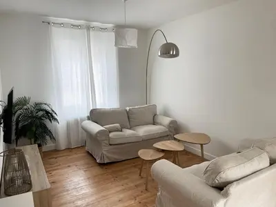 Coin salon dans l'établissement Appartement Louison jusqu'à 4 personnes