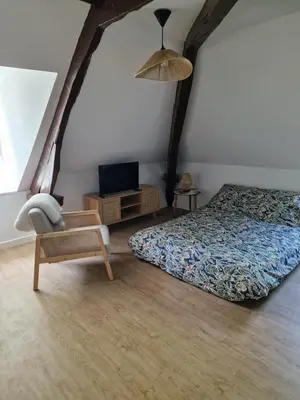 Un ou plusieurs lits dans un hébergement de l'établissement Château de Sérignac