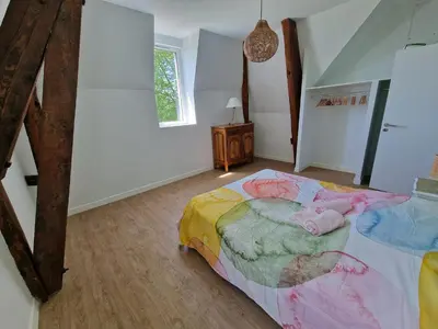 Un ou plusieurs lits dans un hébergement de l'établissement Château de Sérignac