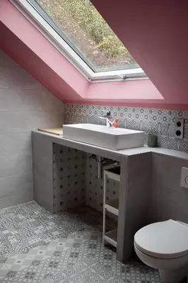 Salle de bains dans l'établissement Villa Antoinette